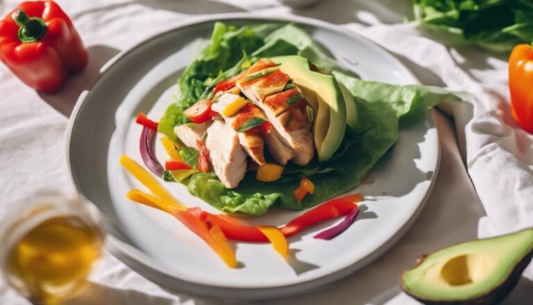 Midday Energy: Sous Vide Lectin-Free Chicken and Veggie Wrap