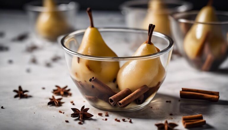 Sous Vide Poached Pears: A Light Military Diet Dessert