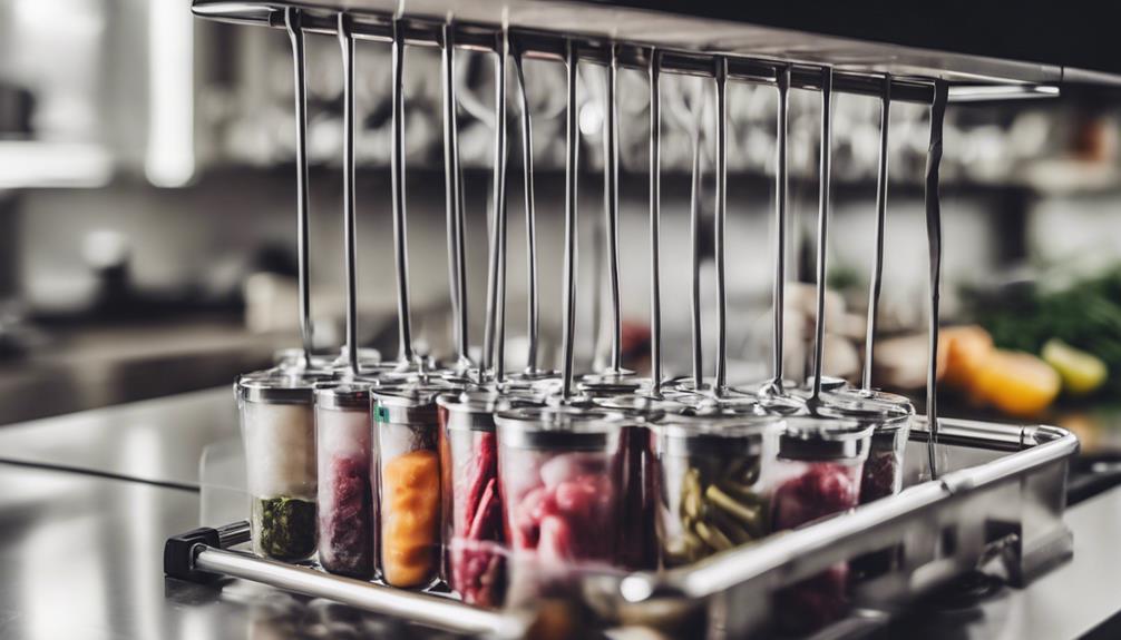 sous vide rack organization