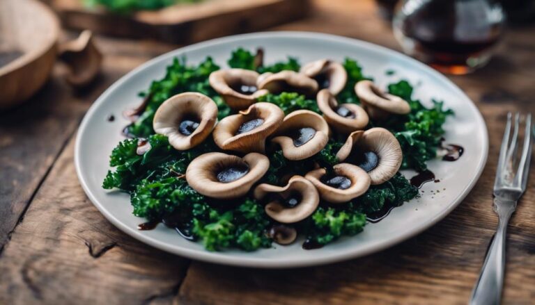 Lunchtime Bliss: Sous Vide Mushroom and Kale Salad