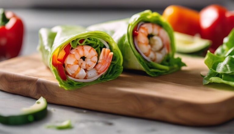 Midday Marvel: Sous Vide Low-Glycemic Shrimp and Veggie Wrap