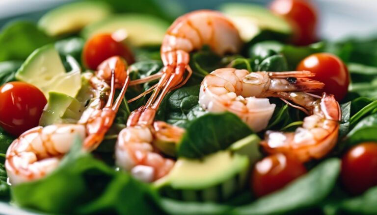 Midday Delight: Sous Vide Spinach and Shrimp Salad for a Fast Metabolism