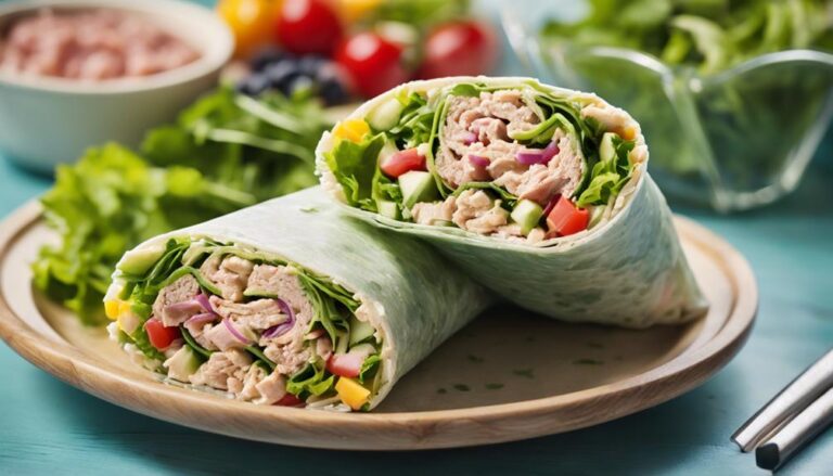 Midday Treat: Sous Vide Low-Glycemic Tuna Salad Wrap