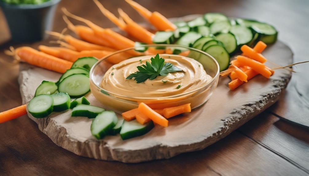 sous vide veggie snack