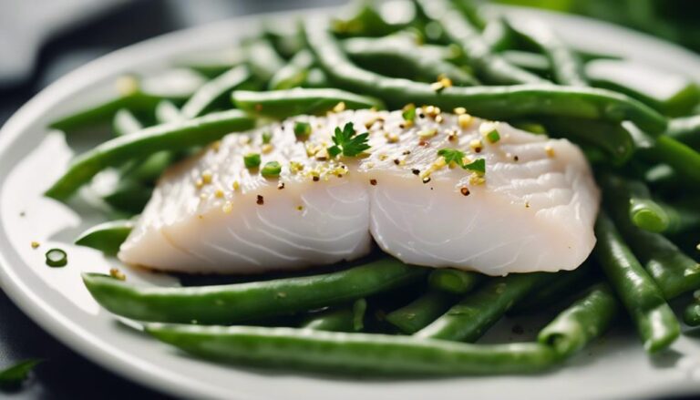 Sous Vide White Fish With Green Beans: a Light Military Diet Dinner