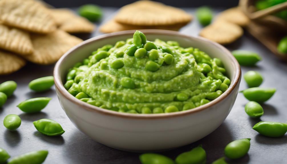 soybean dip with edamame