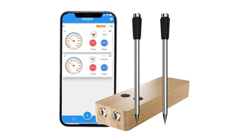 wireless meat thermometer probes