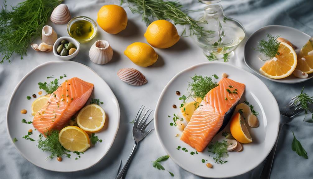 sous vide seafood choices