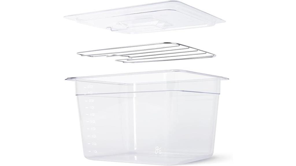 12 quart sous vide container