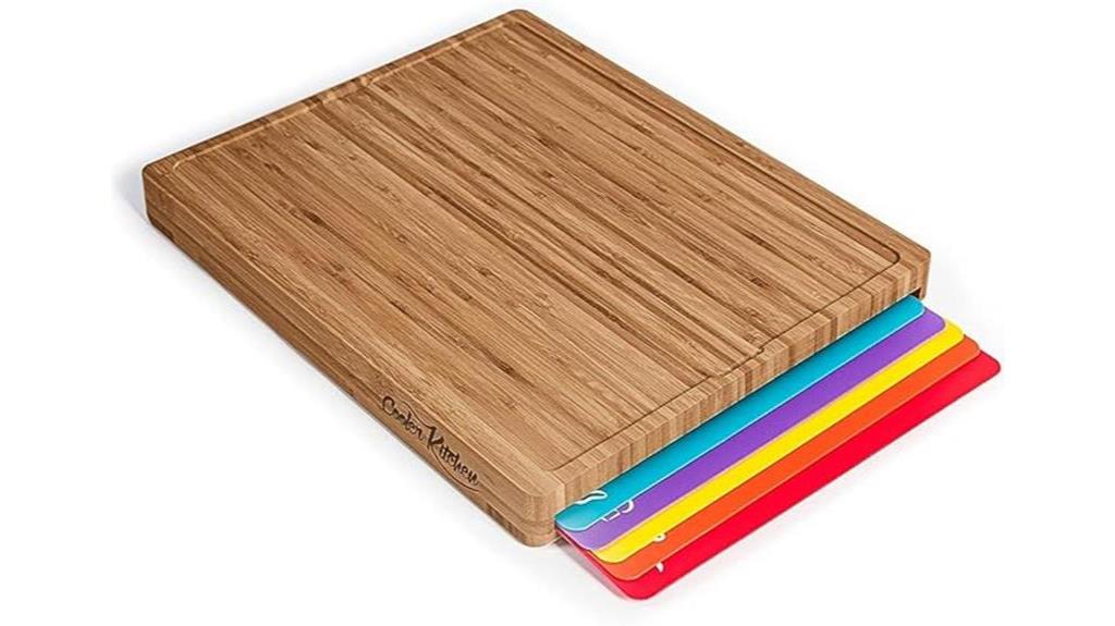 bamboo cutting board set