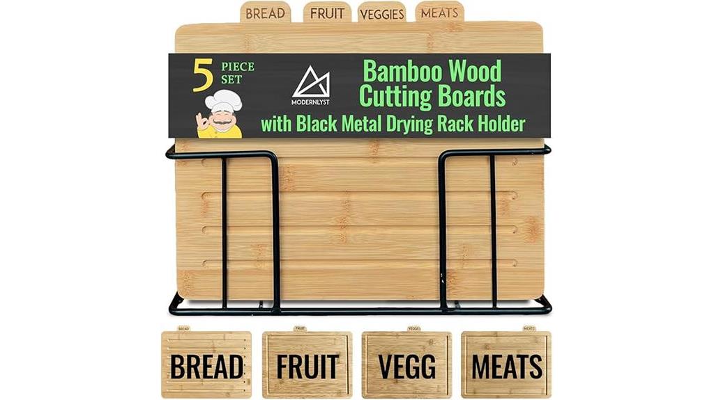 bamboo cutting boards set