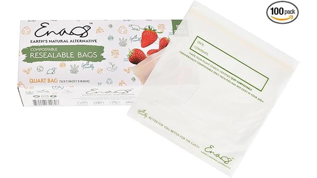 compostable quart food bags