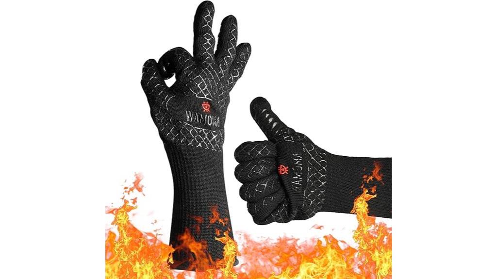 extended bbq cooking gloves