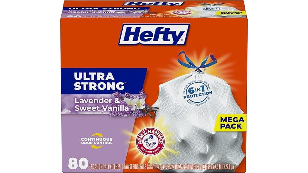 hefty ultra strong trash bags