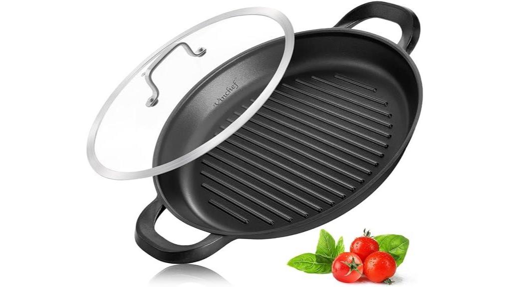 nonstick grill pan stove