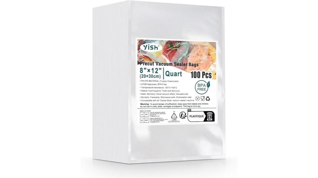 precut vacuum sealer bags