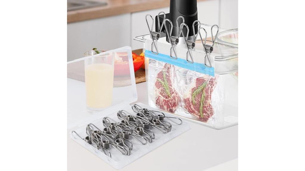 sous vide cooking clips pack