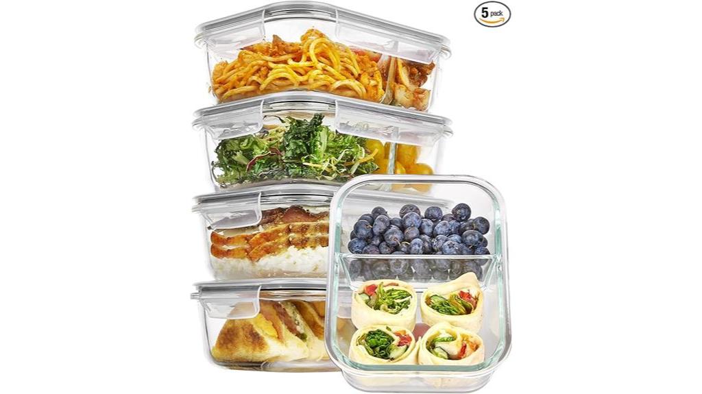 vtopmart glass storage containers