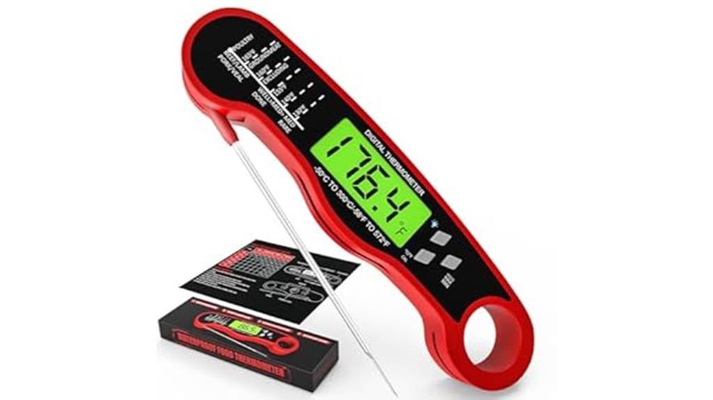 waterproof instant read thermometer