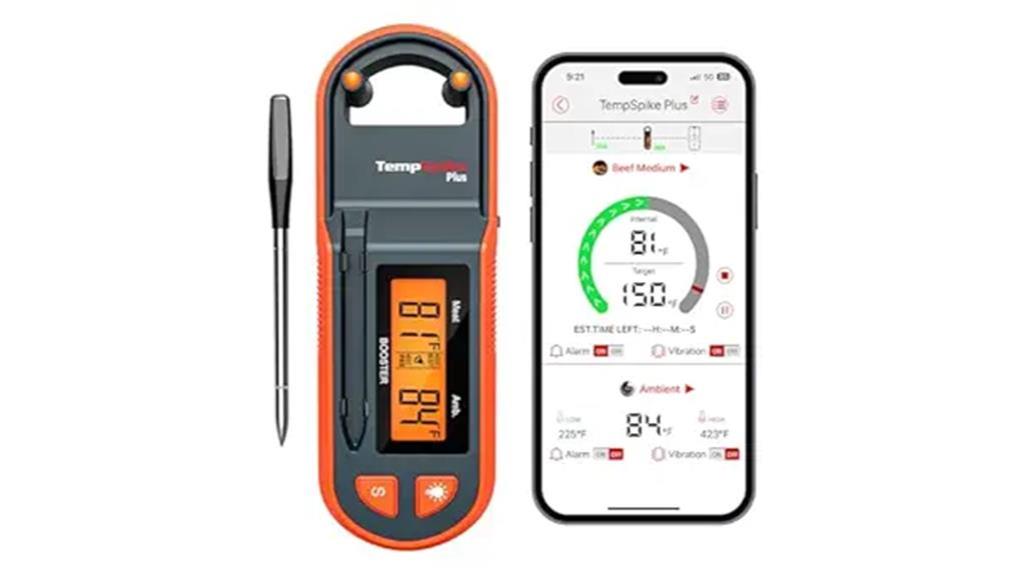 wireless meat thermometer device